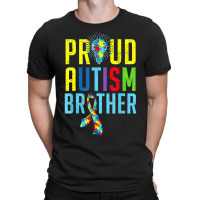 Proud Autism Brother Sibling Autism Awareness T-shirt | Artistshot