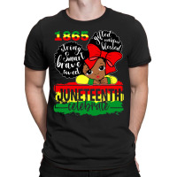 Black Girl Juneteenth 1865 Celebrate Indepedence Day Kids T-shirt | Artistshot