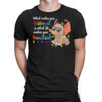 What Makes You Different Autism Awareness Month Elephant Mom T-shirt | Artistshot