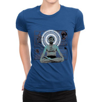 Meditating  Cool Ladies Fitted T-shirt | Artistshot