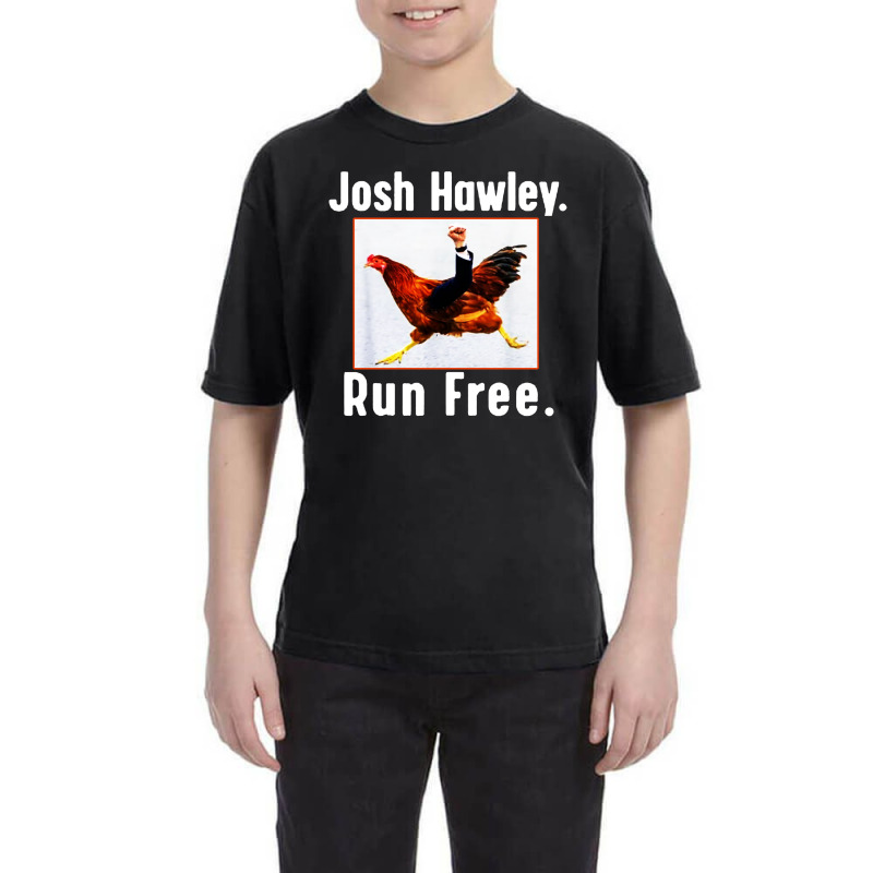 Josh Hawley Run Free Funny Running Youth Tee by Mozza | Artistshot