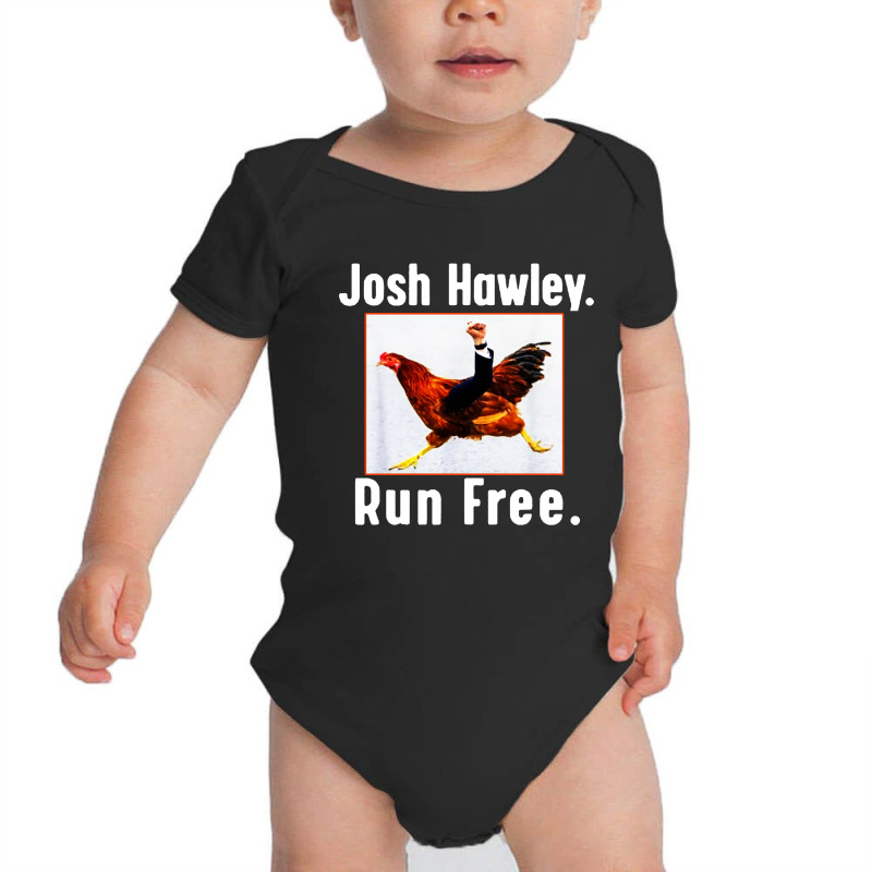 Josh Hawley Run Free Funny Running Baby Bodysuit by Mozza | Artistshot