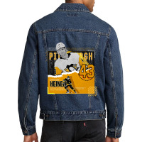 Danton Heinen Hockey Paper Poster Penguins Men Denim Jacket | Artistshot