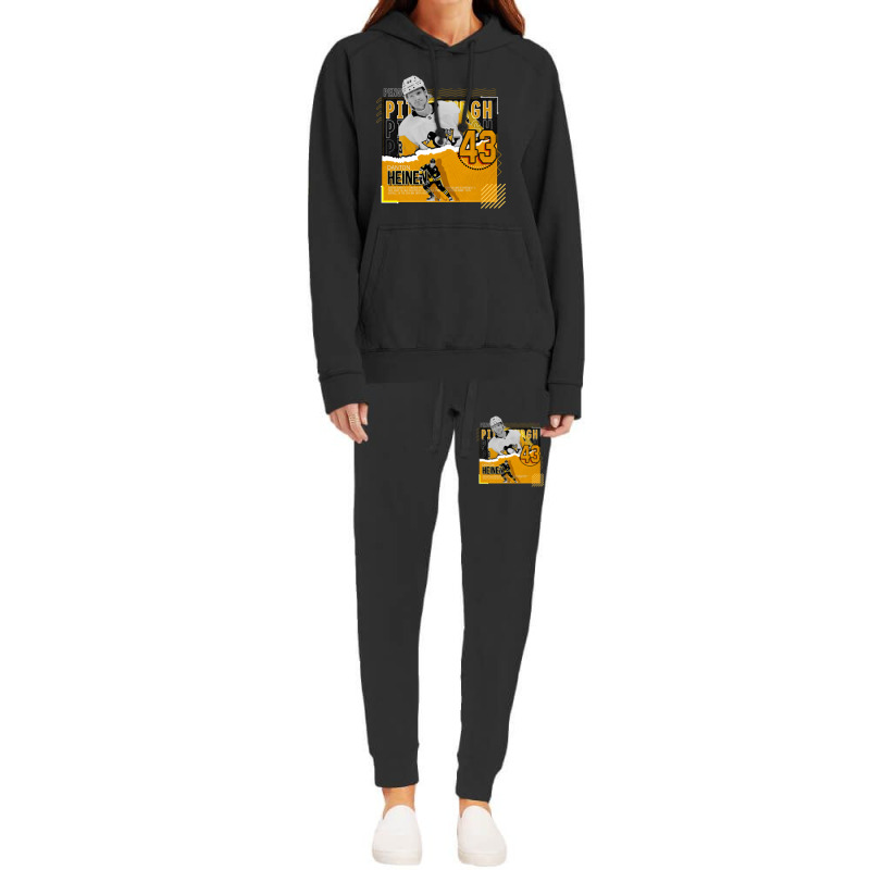 Danton Heinen Hockey Paper Poster Penguins Hoodie & Jogger set by kr205 | Artistshot