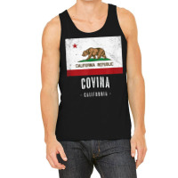 Covina   California  Cali City Souvenir   Ca Flag Top T Shirt Tank Top | Artistshot