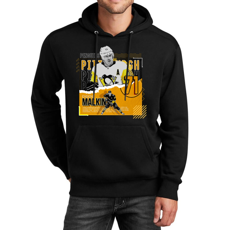 Evgeni Malkin Hockey Paper Poster Penguins Unisex Hoodie by kr205 | Artistshot