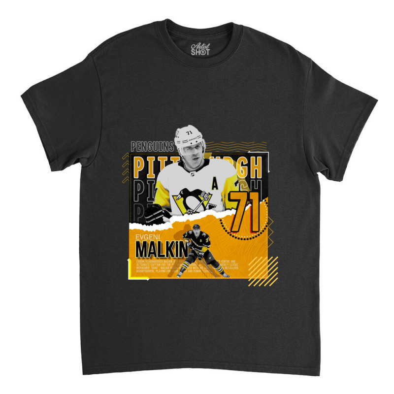 Evgeni Malkin Hockey Paper Poster Penguins Classic T-shirt by kr205 | Artistshot