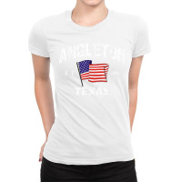 Angleton Texas Tx Usa Stars & Stripes Vintage Style Ladies Fitted T-shirt | Artistshot