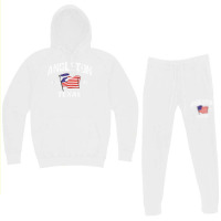 Angleton Texas Tx Usa Stars & Stripes Vintage Style Hoodie & Jogger Set | Artistshot