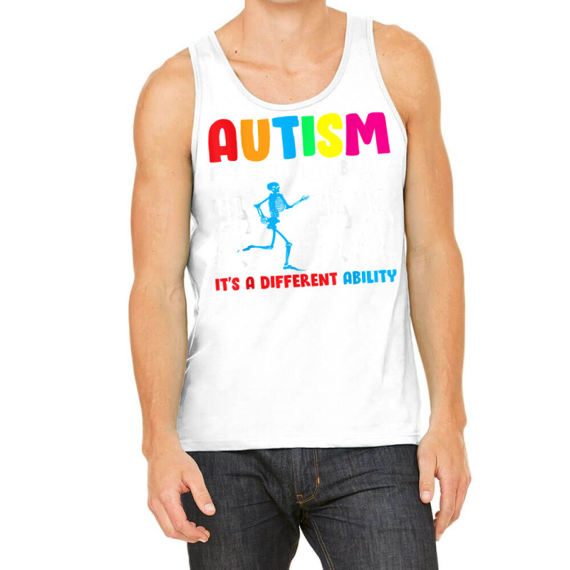 Autism Is Not A Disability It's A Different Ability Tank Top by PhoebeHaggett | Artistshot