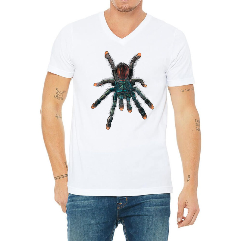 Pink Toe Tarantula V-Neck Tee by LillyAllenDesigns | Artistshot