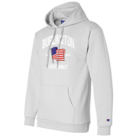 Burlington Vermont Vt Usa Stars & Stripes Vintage Style Premium Champion Hoodie | Artistshot