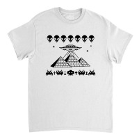 Pyramid T Shirt Ufo T Shirt Space Invaders T Shirt Area 51 Shirt Alien Classic T-shirt | Artistshot