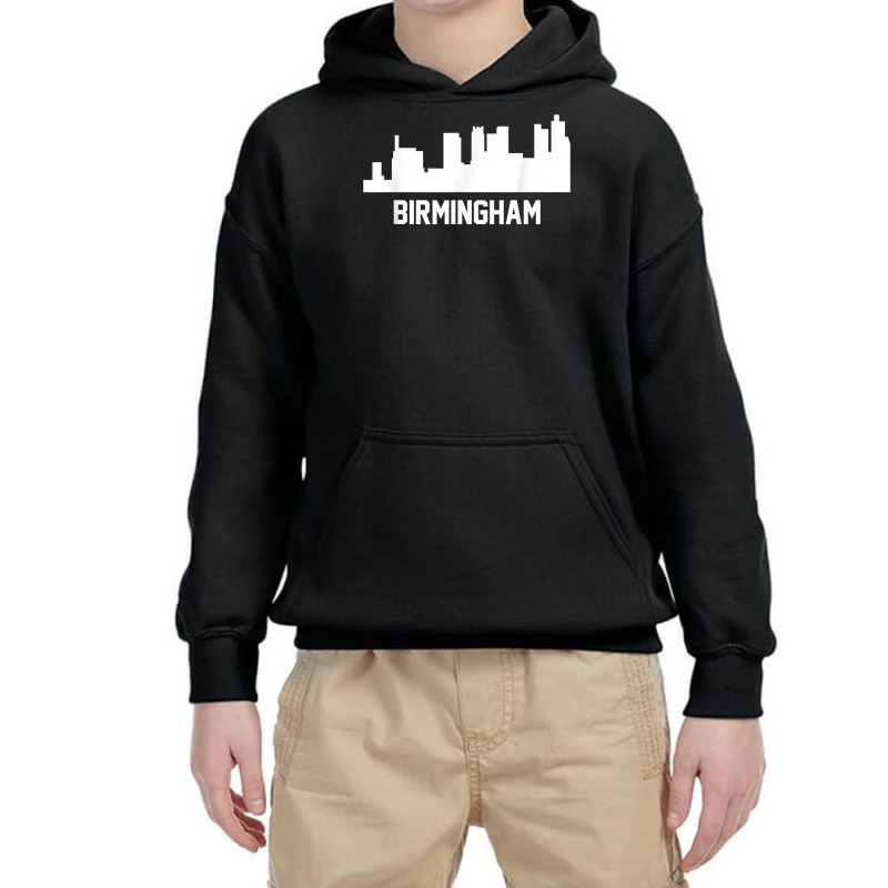 Birmingham Alabama Skyline Cityscape T Shirt Youth Hoodie by adrienskradski | Artistshot