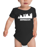 Birmingham Alabama Skyline Cityscape T Shirt Baby Bodysuit | Artistshot