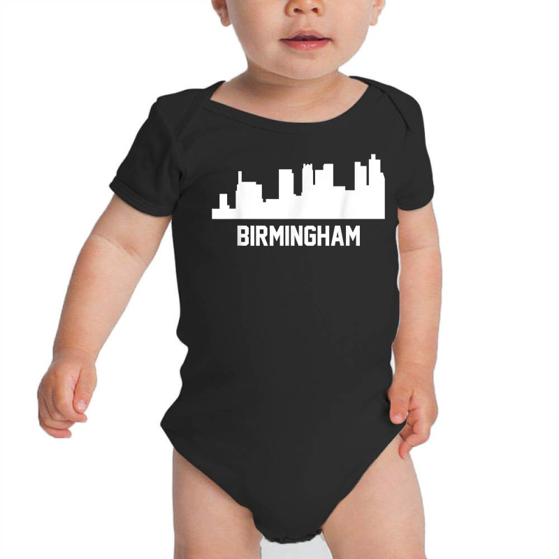 Birmingham Alabama Skyline Cityscape T Shirt Baby Bodysuit by adrienskradski | Artistshot