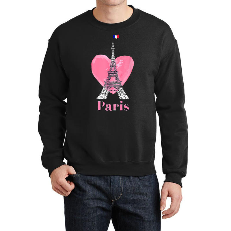 I Love Paris T Shirt Eiffel Tower France Men's Women's Kids Premium T Crewneck Sweatshirt by alaizws | Artistshot