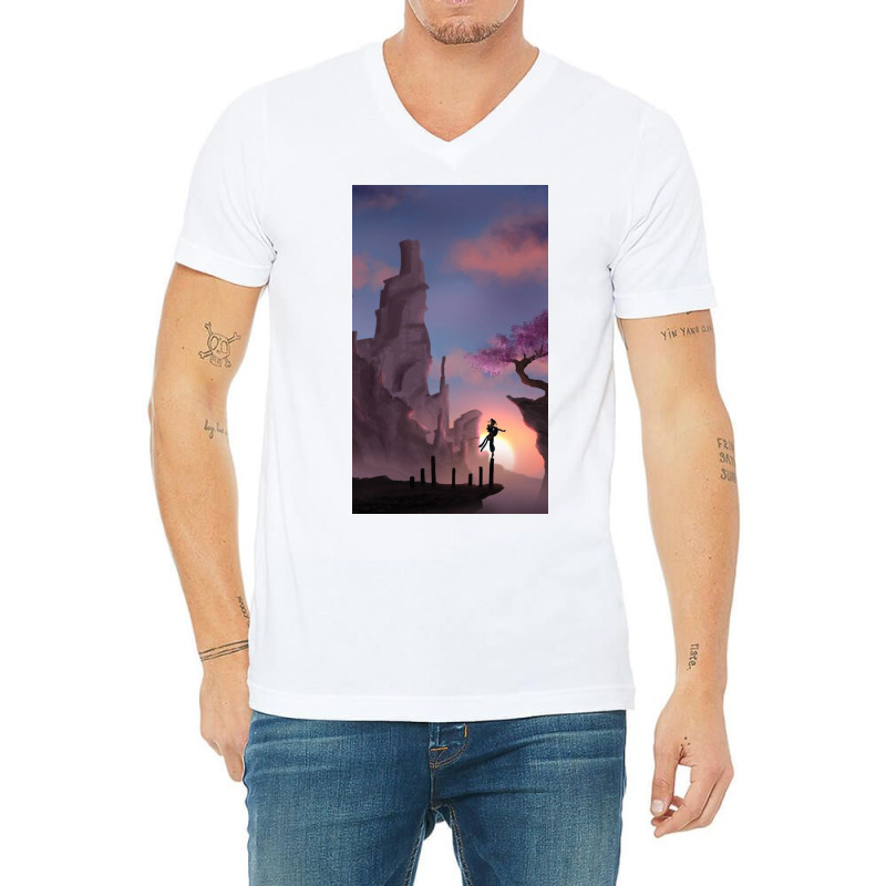 Beau V-Neck Tee by Abregooi | Artistshot