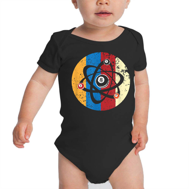 Awesome Billiards Ball Atom Science Pool Player Scientists T Shirt Baby Bodysuit | Artistshot