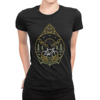 Bike To Nature 2 Ladies Fitted T-shirt | Artistshot