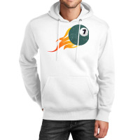 Billiard Player Billiard Ball On Flame 8 Ball Billiard Table T Shirt Unisex Hoodie | Artistshot