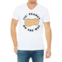 Little Peanut On The Way V-neck Tee | Artistshot