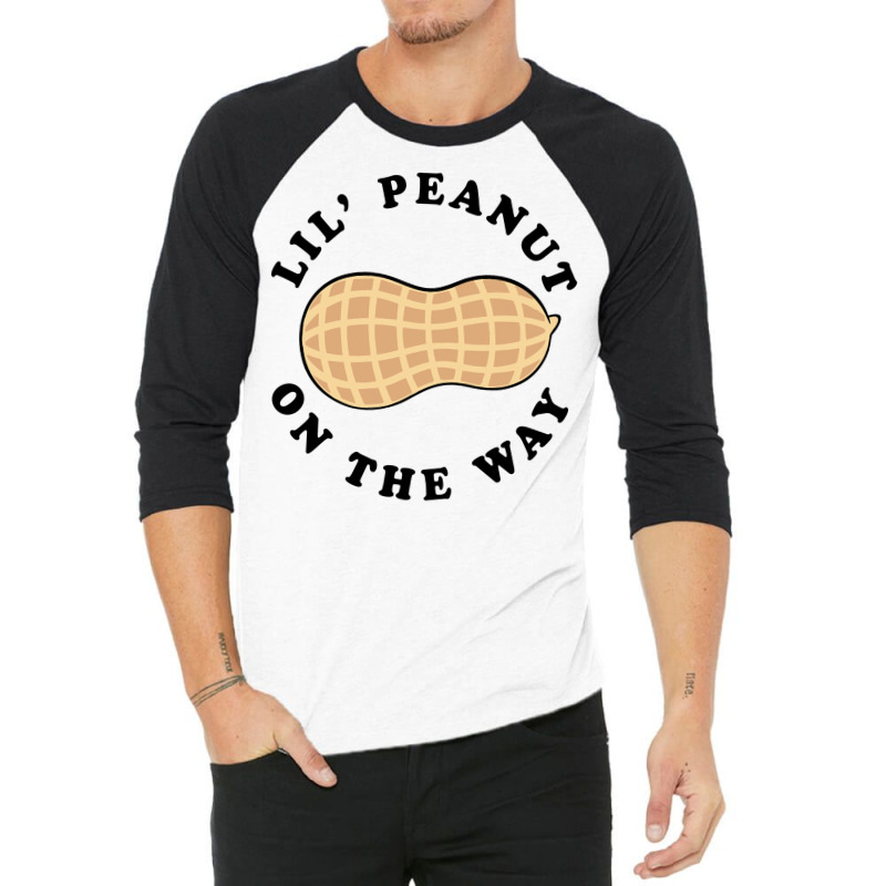 Little Peanut On The Way 3/4 Sleeve Shirt | Artistshot