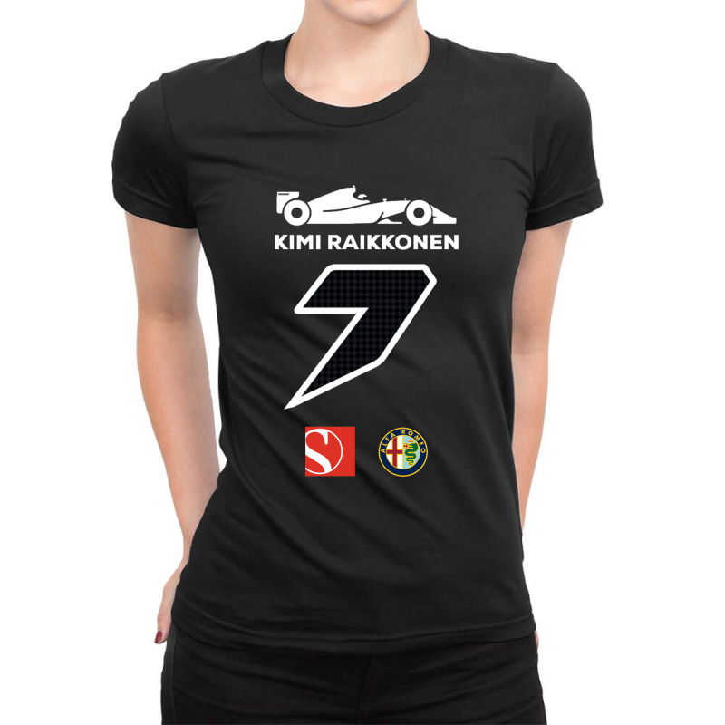 Kimi Raikkonen Ladies Fitted T-Shirt by coşkun | Artistshot