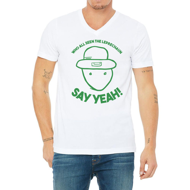 Amateur Leprechaun Sketch Mobile Alabama St Patrick's Shirt Long Sleev V-Neck Tee by paisleafuscaldo | Artistshot