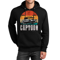 Funny Boating Captoon Pontoon Tritoon Captain Pontoon Boat Tank Top Unisex Hoodie | Artistshot