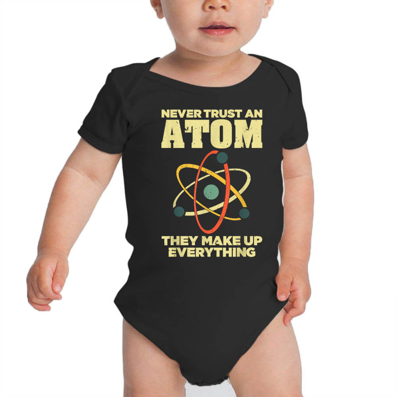 Funny Atom Art Men Women Stem Molecule Chemistry Teacher T Shirt Baby Bodysuit by morelypylagertq | Artistshot