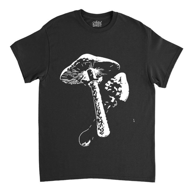 Parasol Mushrooms Classic T-shirt by nbobatiga | Artistshot