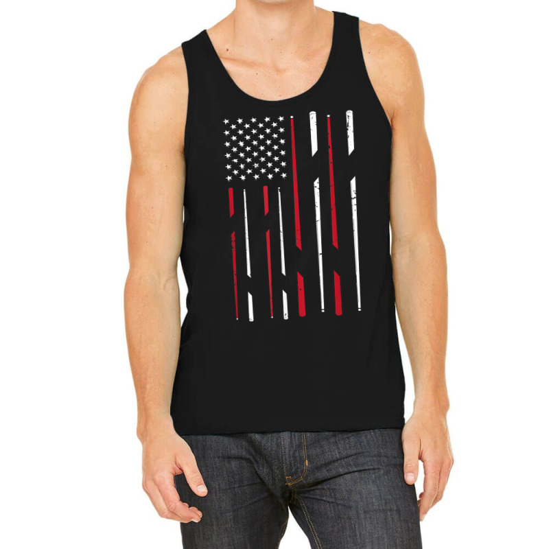 Billiards Usa Flag Snooker Cue Billiards Gift Snooker T Shirt Tank Top | Artistshot