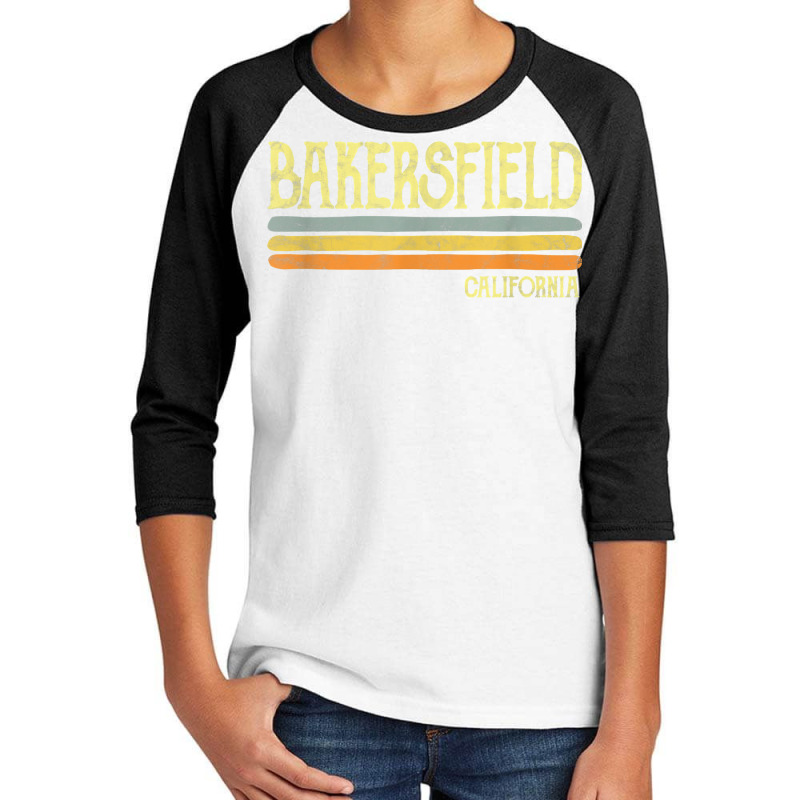 Vintage Bakersfield California Ca T Shirt Love Gift Souvenir Youth 3/4 Sleeve by rainandehay | Artistshot