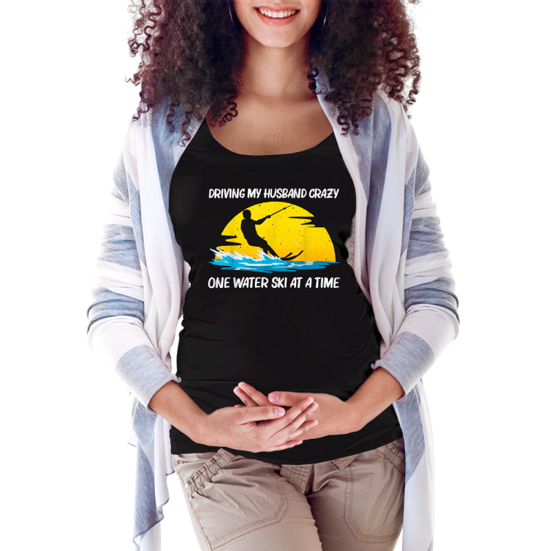 Cool Water Skiing For Women Mom Ski Sports Skiers Swimmer T Shirt Maternity Scoop Neck T-shirt by kryloxsiriaso4 | Artistshot