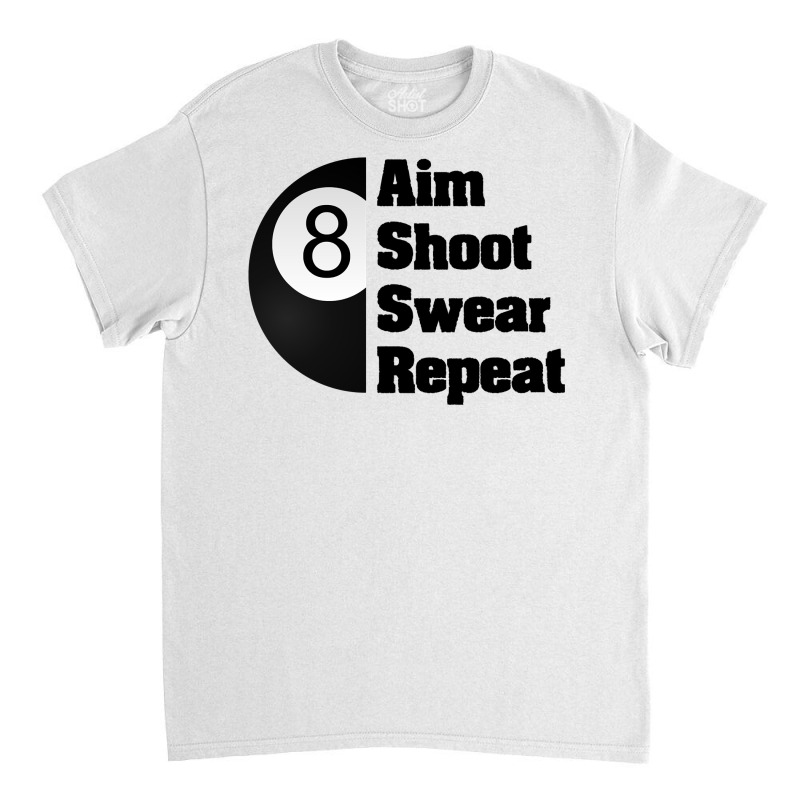 Funny Billiards Long Sleeve T Shirt For 8 Ball Pool Player Classic T-shirt | Artistshot