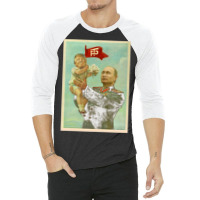 Baby Trump With Putin 3/4 Sleeve Shirt | Artistshot