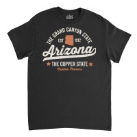 Arizona Vintage Sports Design Copper State Dark Pullover Hoodie Classic T-shirt | Artistshot