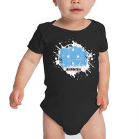 Micronesia Splash T Shirt Baby Bodysuit | Artistshot