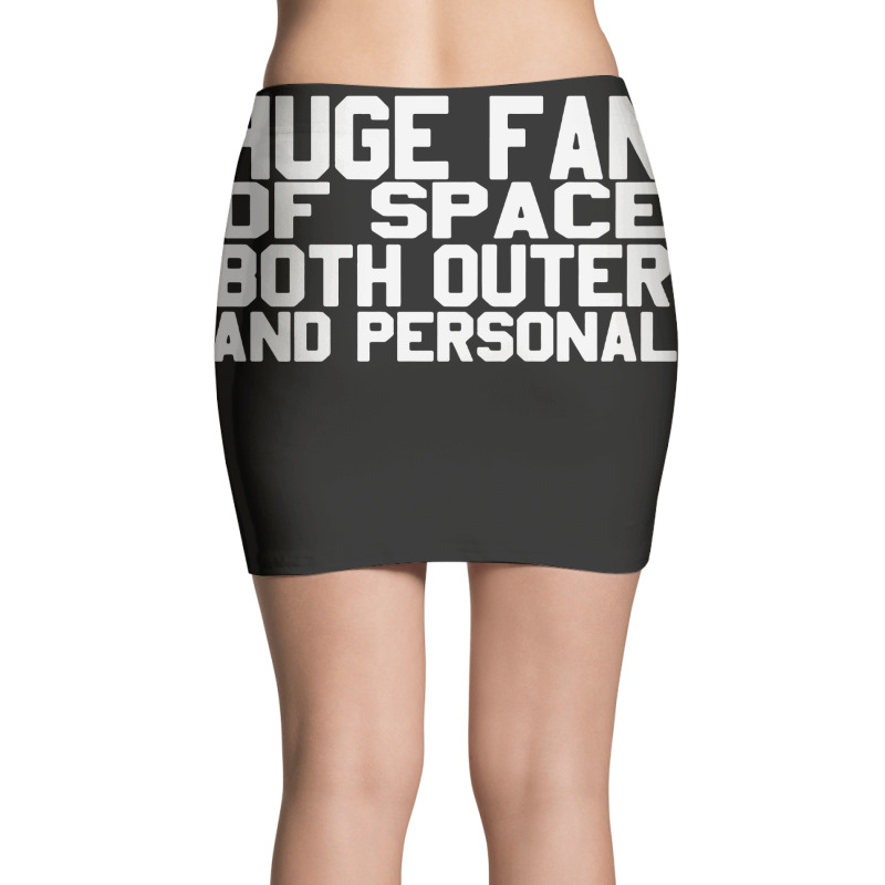 Huge Fan Of Space Antisocial Funny Mini Skirts | Artistshot