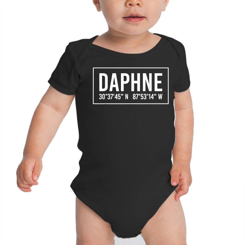 Daphne Al Alabama Funny City Coordinates Home Roots Gift T Shirt Baby Bodysuit by adrienskradski | Artistshot