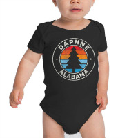 Daphne Alabama Al Vintage Graphic Retro 70s T Shirt Baby Bodysuit | Artistshot