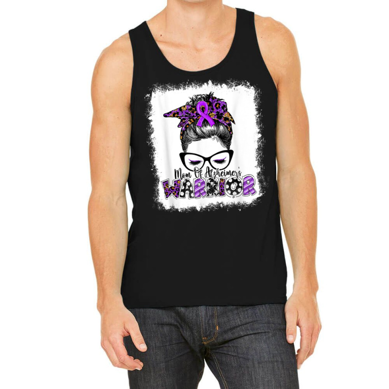 Mom Of Alzheimer's Warrior Women Alzheimer's Awareness T Shirt Tank Top | Artistshot