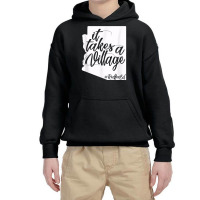 It Takes Village State Teachers Union Protest Redfored Shirt Youth Hoodie | Artistshot