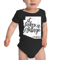 It Takes Village State Teachers Union Protest Redfored Shirt Baby Bodysuit | Artistshot