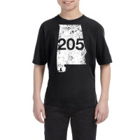 Alabaster Hoover Birmingham Area Code 205 Shirt, Alabama Youth Tee | Artistshot