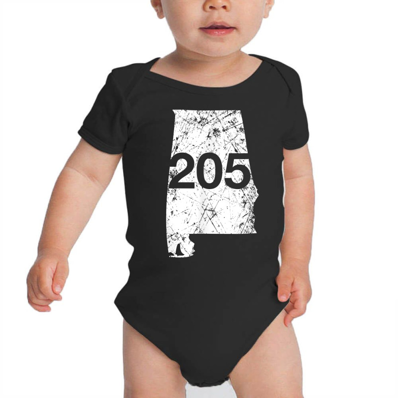 Alabaster Hoover Birmingham Area Code 205 Shirt, Alabama Baby Bodysuit by mikidicosmo | Artistshot