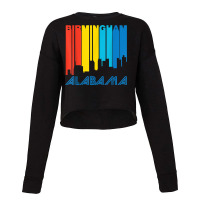 Retro 1970's Style Birmingham Alabama Skyline T Shirt Cropped Sweater | Artistshot