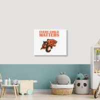 Bc Lions Every Child Matters Landscape Canvas Print | Artistshot