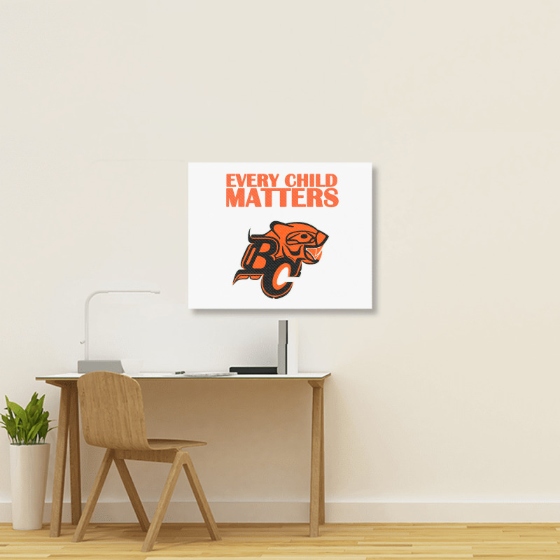 Bc Lions Every Child Matters Landscape Canvas Print | Artistshot